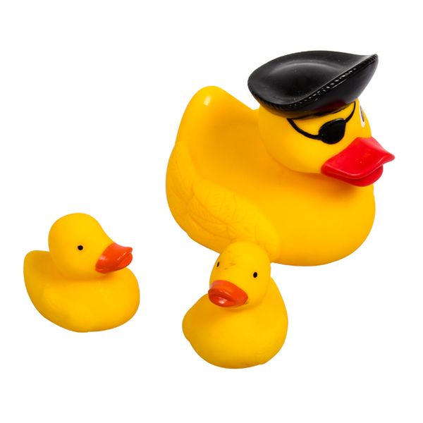 Vinyl Pirate Ducks - Set of 3