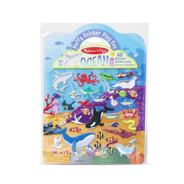 Melissa &amp; Doug Puffy Sticker Play Set- Ocean
