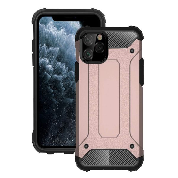 Hybrid Shockproof Case for iPhone 11 Pro - Rose Gold