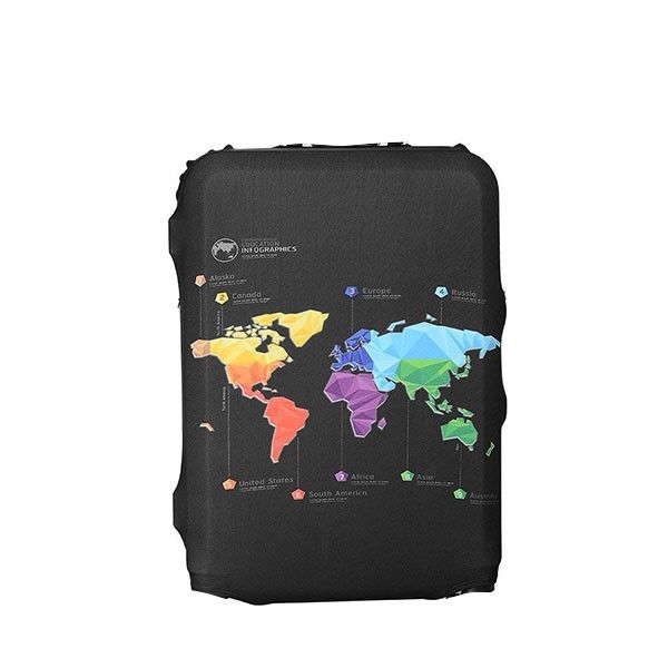 Iconix Printed Luggage Protector World Wide Map Shop Today. Get it
