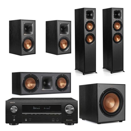 Klipsch R-620F \u0026 Denon AVR-X1600H 5.1 