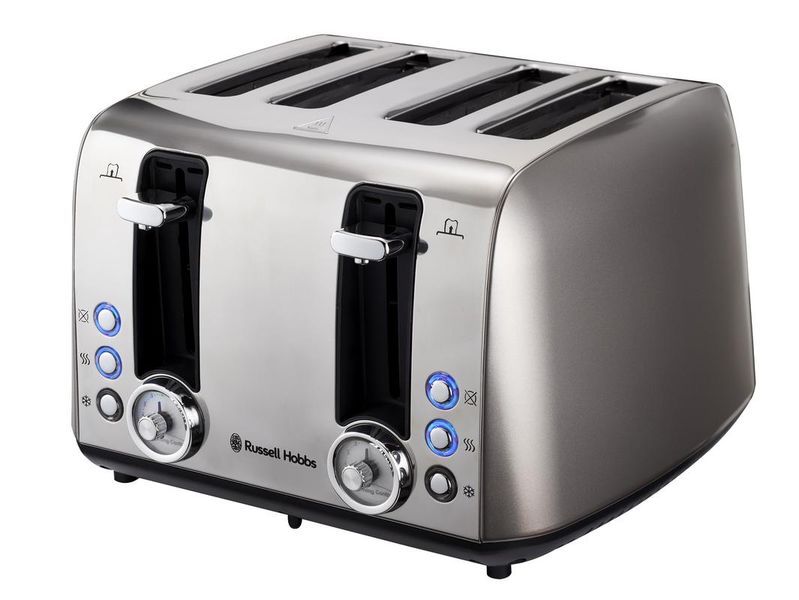 Russell Hobbs Vintage 4-Slice Toaster, Grey