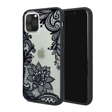 Funki Fish iPhone 11 Floral Lace Henna Phone Case Black Shop