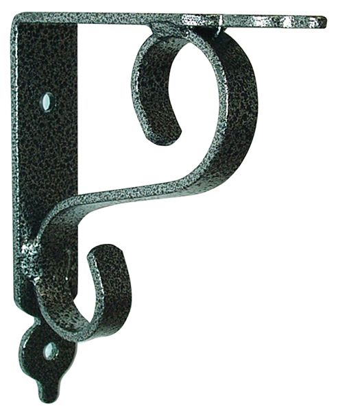 Tuscany Scroll Shelf Bracket - Silvervein (MEDIUM)