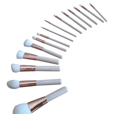 Majesty 15 Piece Rose Gold Premium Makeup Brush Set In South Africa Takealot Com - Good Makeup Brush Sets For Beginners