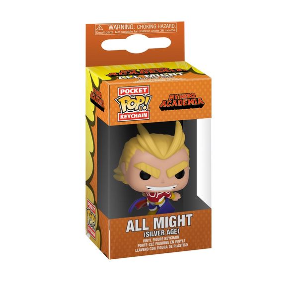 Funko Pop! Keychain:My Hero Academia-All Might (Silver Age)
