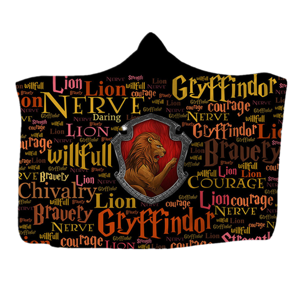 Harry Potter Hooded Blanket Gryffindor