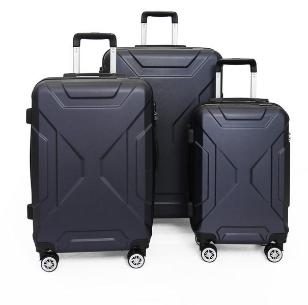 SideKick-Sapphire 3 piece luggage Set - Navy