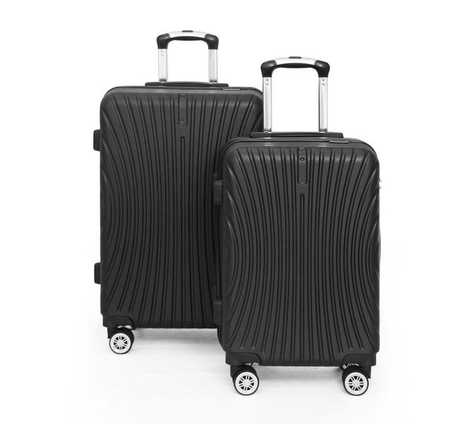 SideKick-Bronze 2pc luggage Set - Black