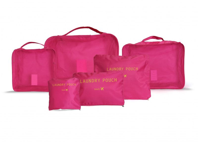 SideKick Travel Organiser Set 6 Piece - Coral