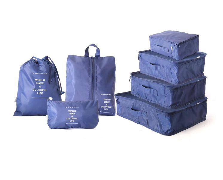 SideKick Travel Organiser Set 7 Piece - Navy