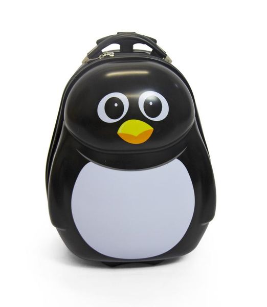 SideKick - Kids Trolley Suitcase - Penguin