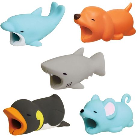 Cute Animal Bites Charger Cord Protector Saver - Set of 5 | Buy Online in  South Africa 