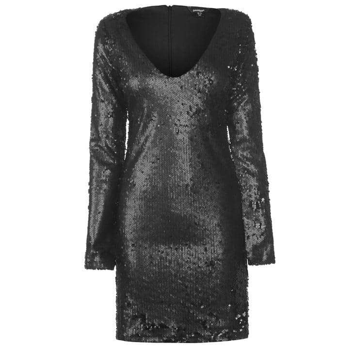Golddigga Ladies Sequin Dress - Black [Parallel Import] | Buy Online in ...