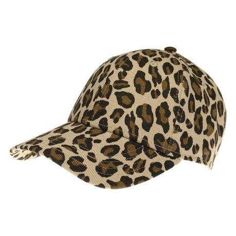 animal print cap