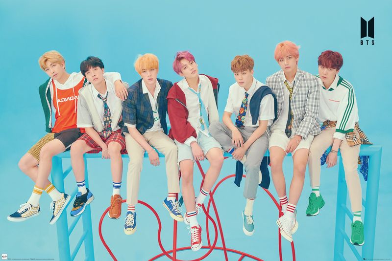 BTS - Group Blue Poster