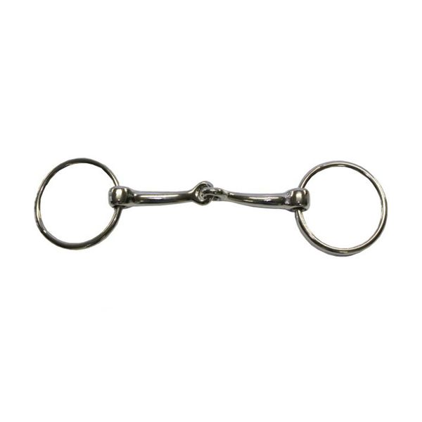 Rider Nickel Plated Bit - Loose Ring Snaffle