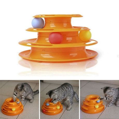 Cat toy hotsell tower of tracks