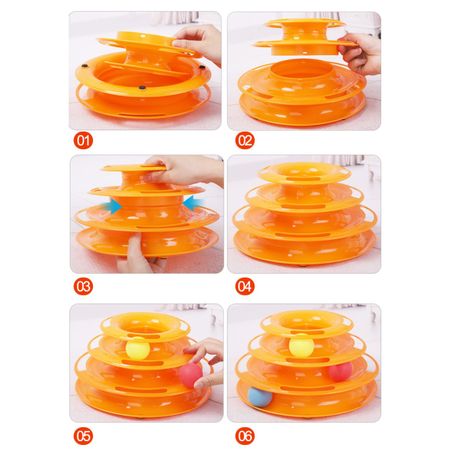 cat toy circle ball