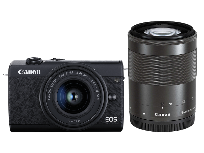 Canon EOS M200 Mirrorless Camera Twin Lens Value Bundle