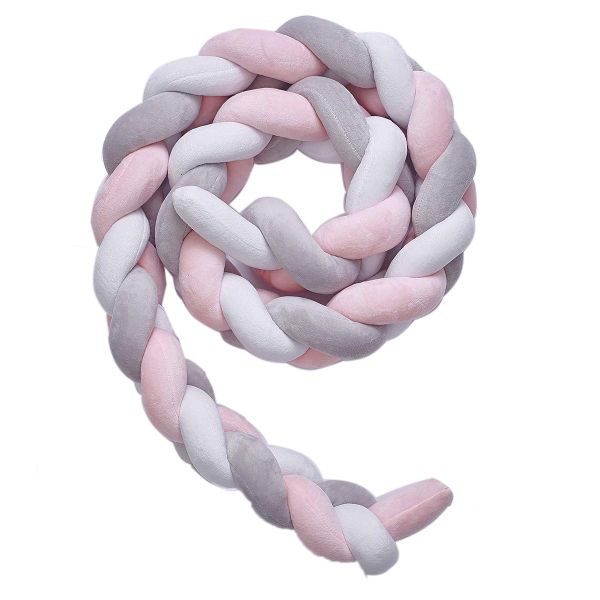 Braided Cot Bumper - Multicolor