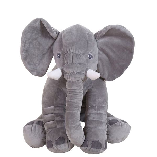 Plush Elephant Soft Appease Elephant Playmate Calm Doll Baby Toy - Purple