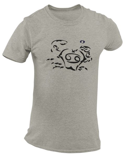 Cancer Symbol - Grey T-Shirt