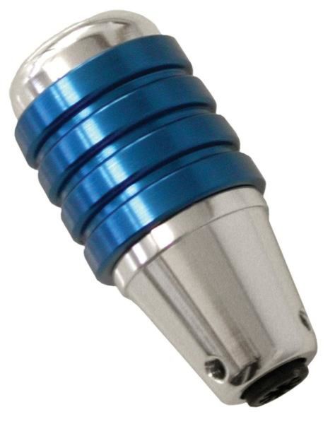 Silver and Blue Replacement Gearknob