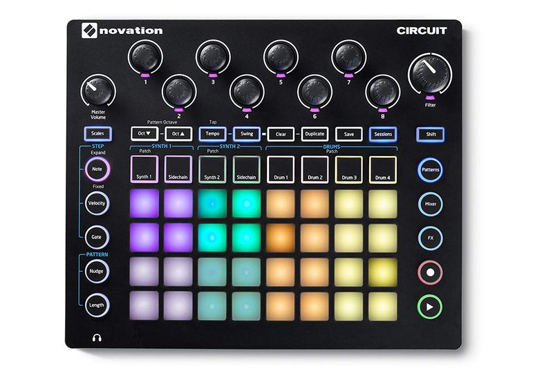 Novation Circuit Groovebox with Sample Import