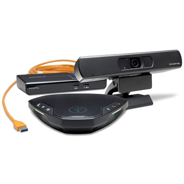 Konftel Ego, Konftel Cam 20 and HUB for Video Conferencing Solution