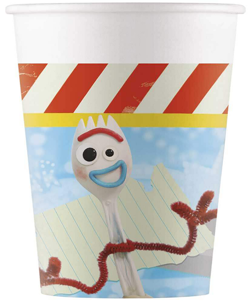 Disney Pixar Toy Story 4 200ml Paper Cups - 8 x Pack