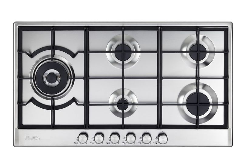 Elba 5 Burner with Dual Burner Gas Hob 90 cm