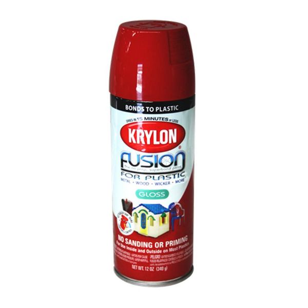 Krylon Fusion Plastic Gloss Red Pepper - 354ml