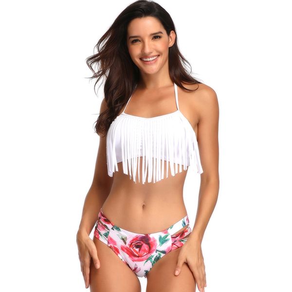 Rose Fringe Women's Swimsuit