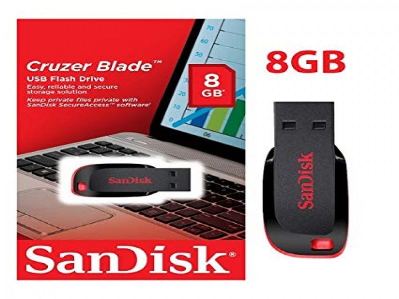 Sandisk Cruzer Blade Flash Drive 8GB