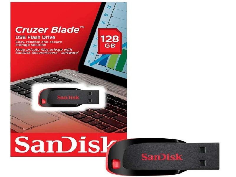 Sandisk Cruzer Blade Flash Drive 128GB