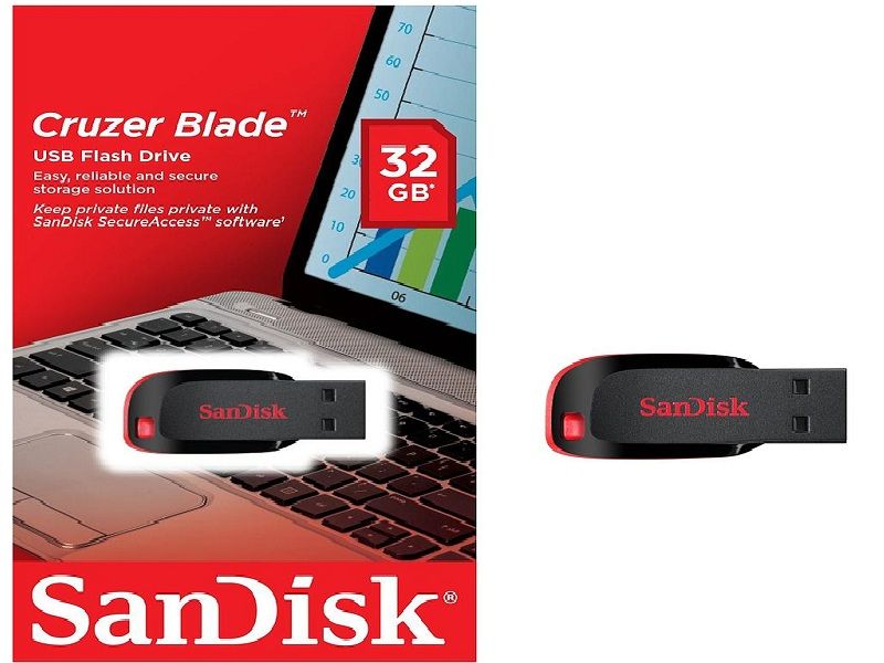 Sandisk Cruzer Blade Flash Drive 32GB