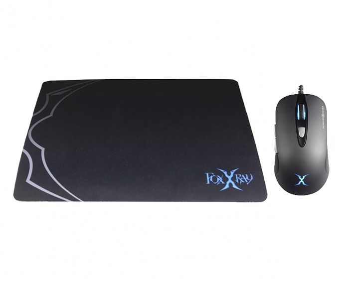 Foxxray Silver Moon Gaming Mouse Bundle (USB)