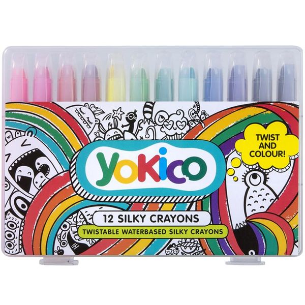 Silky Twisty Crayons (12 Pack)