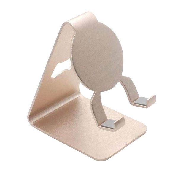 Aluminum Alloy Desktop Phone Holder - Gold