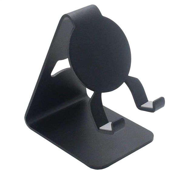 Aluminum Alloy Desktop Phone Holder - Black