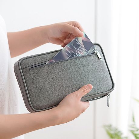 Family Travel Document Organizer Capacious Passport Holder Wallet Gray Shop Today. Get it Tomorrow takealot