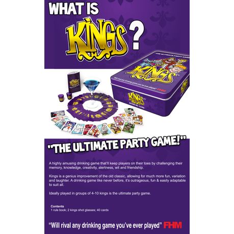 Kings drinking card game | Buy Online in South Africa 