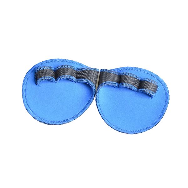 1 Pair Palm Protector Training Gloves - Blue