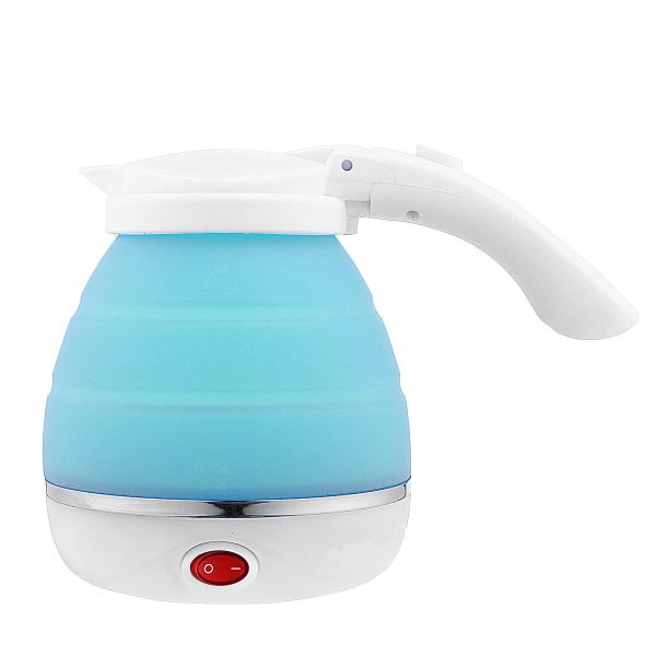 Folding Electric Kettle - Blue