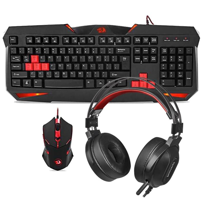 Redragon 3in1 Gaming Bundle – Keyboard, Mouse & Headset | Buy Online in ...