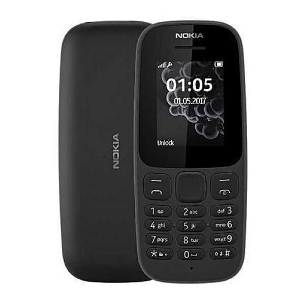 Nokia 105 (2019) Feature Phone - Black