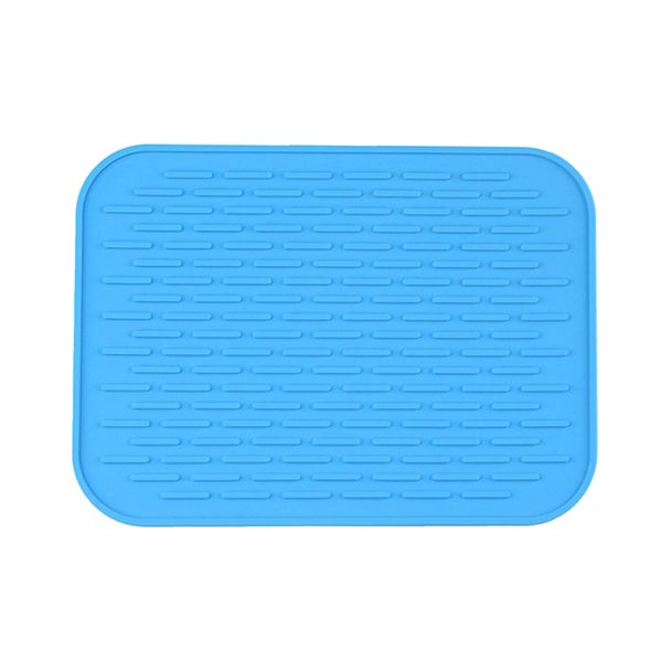 Non-Slip Heat Resistant Silicone Placemat - Blue