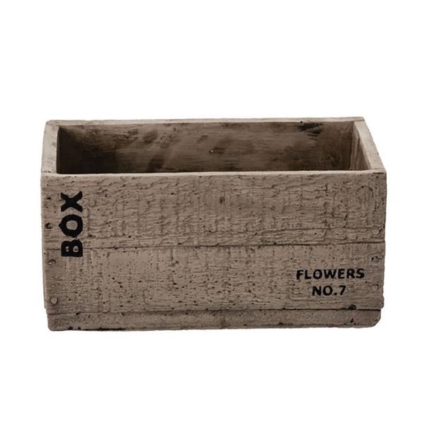 Planter Ceramic Box Style 20x11cm