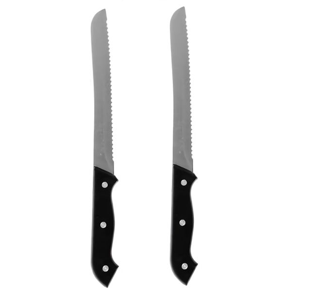 Knife Abs Bread 20cm Pvc Hillhouse - Set of 2